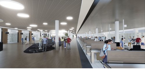 Architecture de CCHE pour la Coop Léman Centre Crissier Suisse