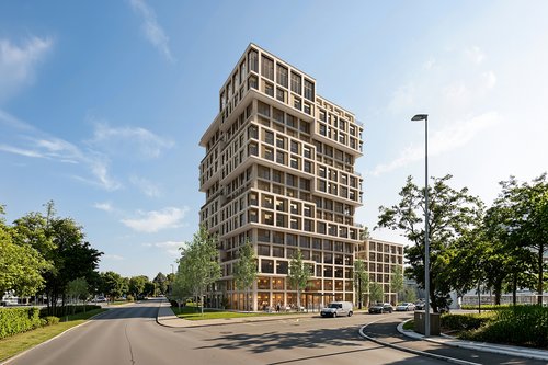 Actualité de CCHE pour Ikon le nouveau repère urbain de Dietlikon