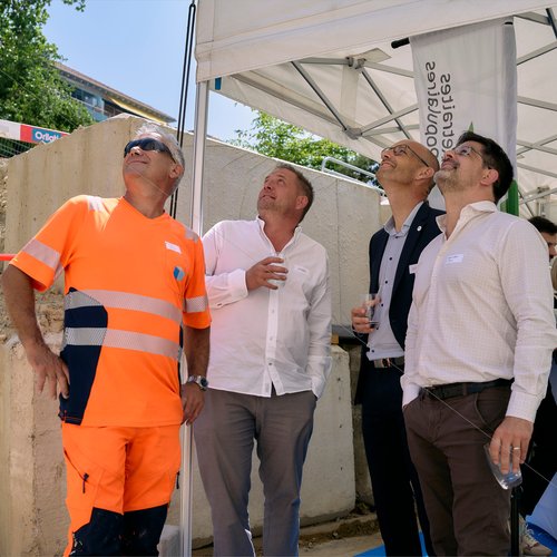 Actualité de CCHE pour la pose de la première pierre à Prilly Centenaire