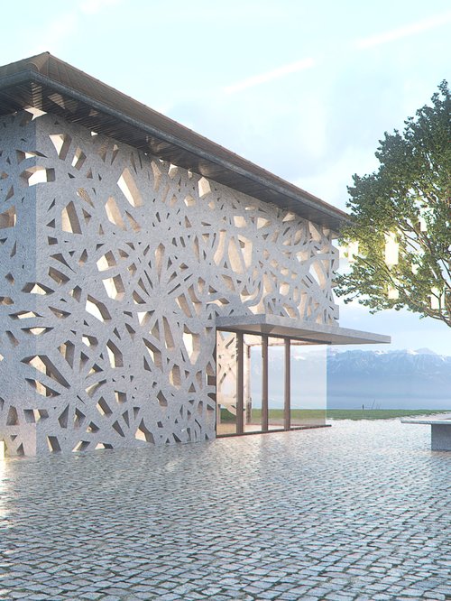 Architecture d'intérieur de CCHE d'un espace viticole et événementiel polyvalent à Riex