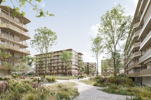 Concours d'architecture de CCHE pour les Tuileries 1 à Epalinges Suisse