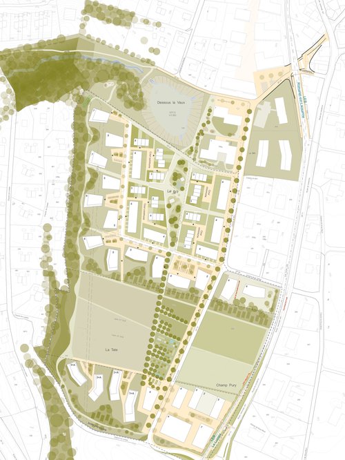 Urbanisme de CCHE pour le projet de l'Eco quartier Le Brit Suisse
