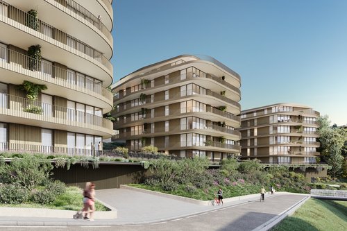 Architecture de CCHE pour Balcons de vignes à Belmont-sur-Lausanne Suisse