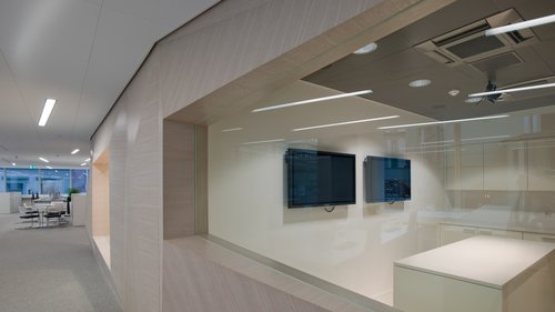 Architecture d'intérieur de CCHE des locaux administratifs de Nestlé Purina Suisse