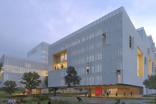 Architecture de CCHE pour La Résidence étudiante du Grand Morillon Suisse