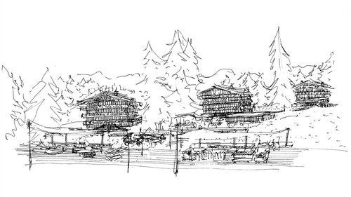 Urbanisme de CCHE pour le Hameau de la Moubra Suisse