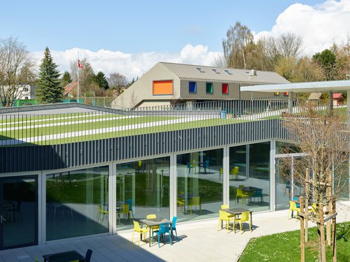 © Thomas Jantscher Architecture de CCHE pour l'International school of Lausanne ISL Suisse