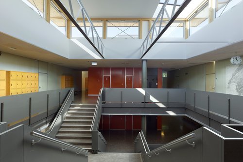 © Thomas Jantscher Transformation et architecture de CCHE pour le Gymnase d'Yverdon Suisse