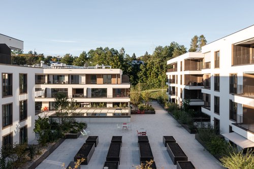 Urbanisme et Architecture de CCHE pour le quartier Ancienne Papeterie à Marly Suisse