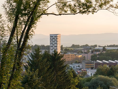 Architecture de CCHE pour les Balcons du Mont quartier Maillefer Suisse