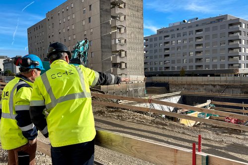 Actualité de CCHE pour le suivi de chantier du Quartier de la Suettaz à Nyon Suisse