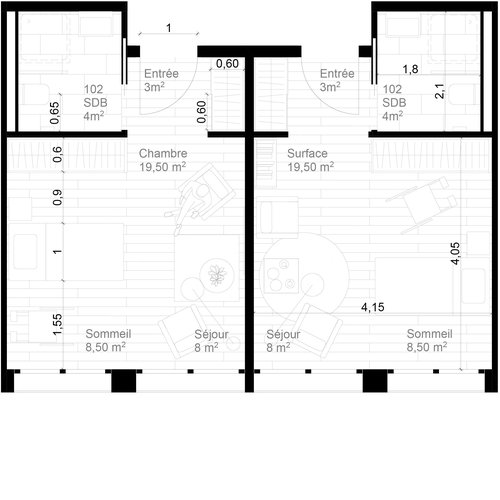 Architecture de CCHE pour Common Ground Moudon Suisse