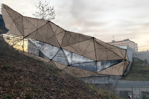 Architecture de CCHE pour le Pont sur la Seymaz Suisse