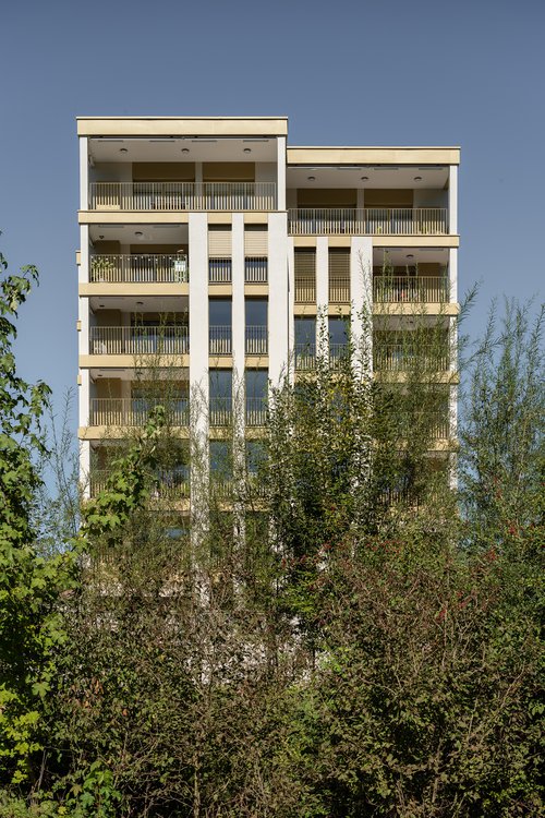 Urbanisme et Architecture de CCHE pour le quartier Ancienne Papeterie à Marly Suisse