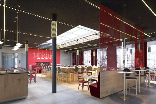 Architecture d'intérieur de CCHE du Centre de formation La Luigia Suisse