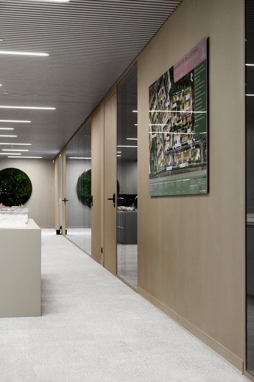 Architecture de CCHE pour les bureaux "Urban Project" "Les Atmosphères" du Quartier de l'étang à Vernier Genève Suisse