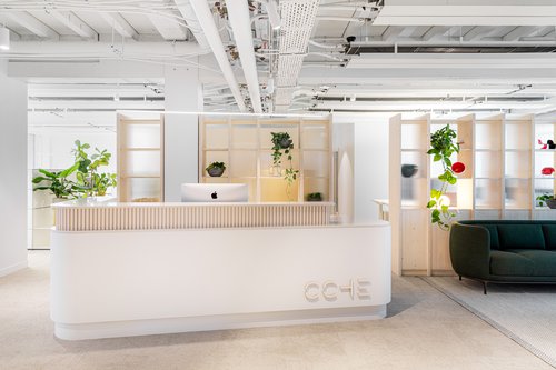 © Think Utopia Architecture et réalisation de CCHE pour le nouveau bureau CCHE Genève Suisse