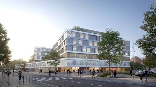 © Naska/ Carta - Reichen et Robert Associés Concours d'architecture de CCHE pour l'Hôpital des enfants