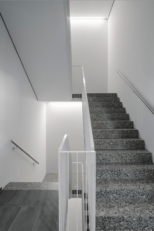 Architecture d'intérieur de CCHE d'un bâtiment administratif Pallin-Panchaude Suisse