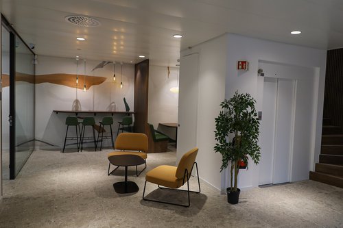 Transformation et rénovation intérieure de CCHE pour le Crédit agricole next bank Suisse