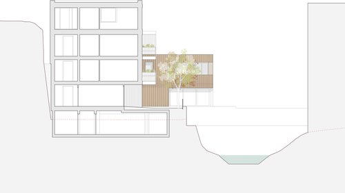 Architecture de CCHE pour La Corsaz à Montreux Suisse