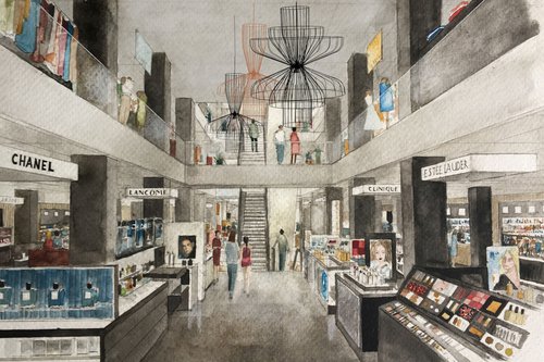 Rénovation de CCHE pour le Complexe Rhône Molard à Genève Suisse