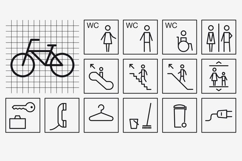 Signalétique de CCHE de pour Migros Genève