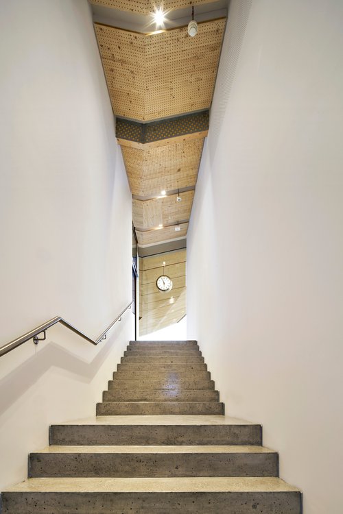 © Michel Denancé Architecture de CCHE du bâtiment public EPFL Artlab Suisse