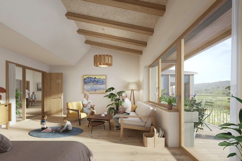 Architecture CCHE pour Concours EMS à Vallorbe Suisse