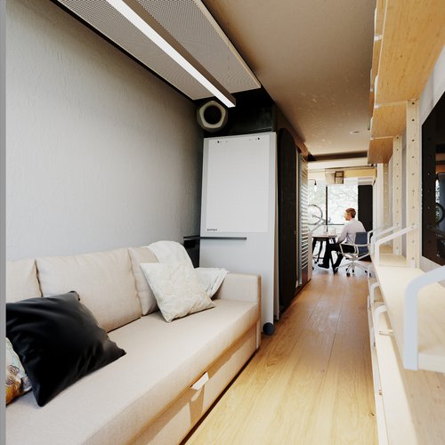 Architecture de CCHE pour l'Hôtel Unit du campus The Hive Suisse