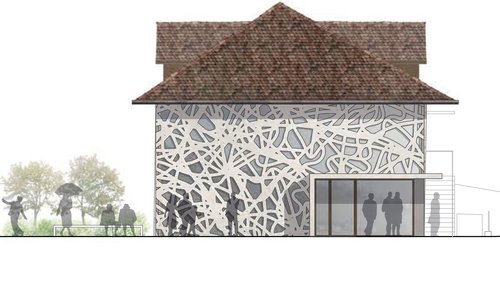 Architecture d'intérieur de CCHE d'un espace viticole et événementiel polyvalent à Riex