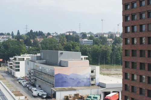 Design de CCHE pour le revêtement de façade du Marly Innovation Center Suisse