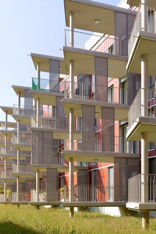 © Thomas Jantscher Architecture de CCHE pour l'éco quartier d'habitation Eikenott Suisse