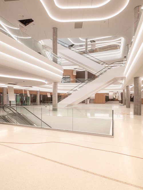 Architecture de CCHE pour le l'îlot A Les Atmoshères du Quartier de l'étang à Vernier Genève Suisse