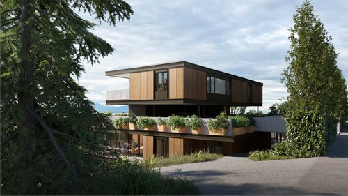 Architecture de CCHE pour l'immeuble d'habitation La Begnaule à Begnins Suisse