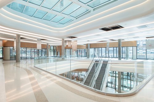 Architecture de CCHE pour le l'îlot A Les Atmoshères du Quartier de l'étang à Vernier Genève Suisse