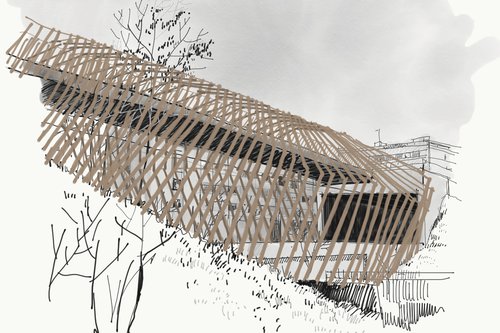 Architecture de CCHE pour le Pont sur la Seymaz Suisse