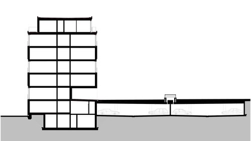 Architecture de CCHE pour Bugnon EST Bâtiment F quartier Maillefer Suisse