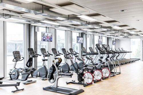 © NonStop Gym Architecture d'intérieur et rénovation de CCHE pour le fitness NonStop Gym à Malley Suisse