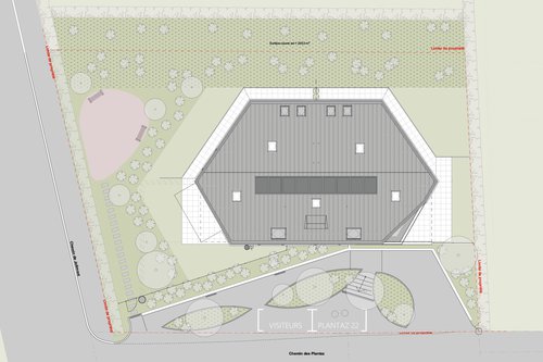 Architecture de CCHE pour l'immeuble Plantaz 22 Suisse