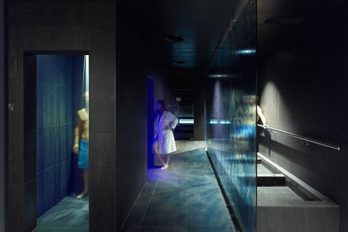 Architecture d'intérieur pour le Migros FitnessParc de Malley Suisse