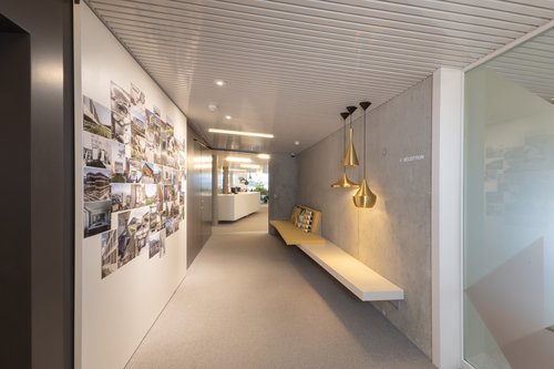 Architecture d'intérieur de CCHE pour le bureau de CCHE Nyon SA Suisse
