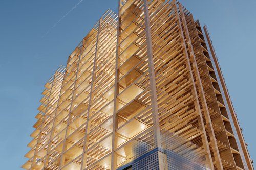 Architecture paramétrique de CCHE pour Malley Phare Suisse