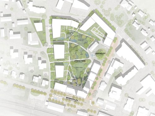 Architecture de CCHE pour le Concours Streuli Park Süd Zürich Suisse