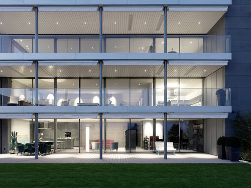 Architecture de CCHE pour les Résidences de la Vy-Creuse à Nyon Suisse