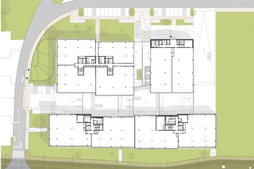Architecture de CCHE pour Polyprime à Villars-Sainte-Croix Suisse