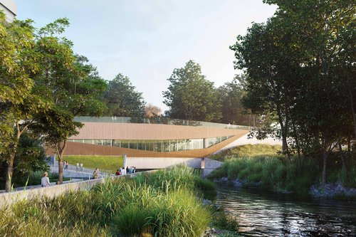 Architecture de CCHE pour le Pont sur la Seymaz Genève Suisse