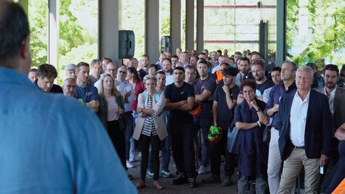 Actualité de CCHE pour la première pierre du 2m2c