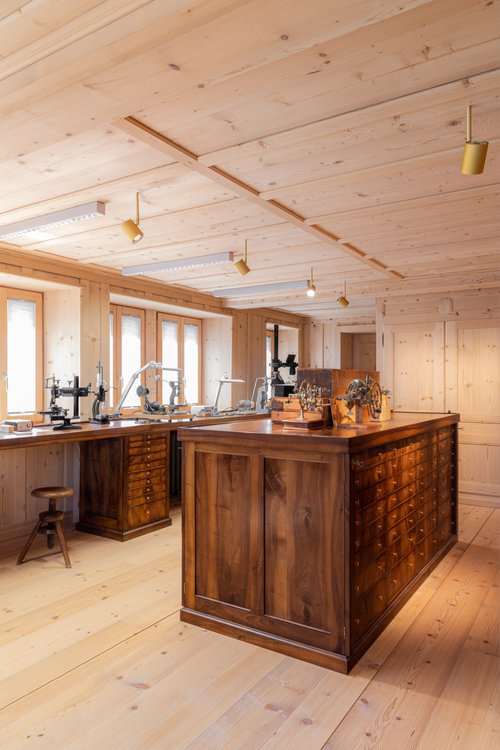 © Think Utopia Réalisation de CCHE pour le Musée Atelier Audemars Piguet en Suisse