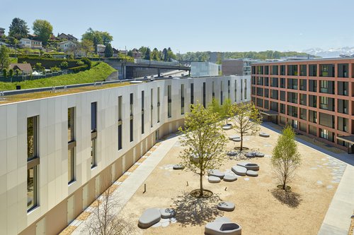 Architecture de CCHE des bâtiments Parallèle I et II Suisse